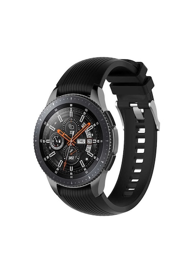 Samsung Uyumlu Galaxy Watch 46mm 22mm Krd-18 Silikon Kordon