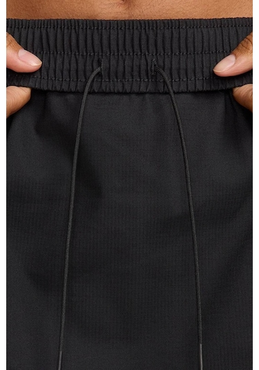 Nike Sportswear Woven Cargo 2n 1 Loose Fit Midi Skirt Kadın Bol Kesim Dokuma Kargo Uzun Ve Mini Etek Siyah