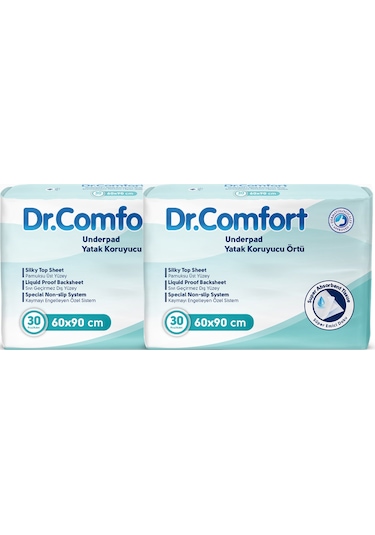 Dr Comfort 60 x 90 Yatak Koruyucu Örtü 30'lu 2 Paket 60 Adet