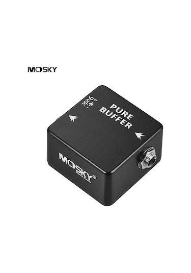 Yunboo Gitar Ses Kalitesi Artırıcı: Kablolu Ses Kaybını Önleyen, Taşınabilir Tüm Metal Efekt Pedalı 1/4" Jack, 9v Dc