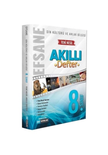 DDY Yayınları 8. Sınıf Din Kültürü ve Ahlak Bilgisi Efsane  Akıllı