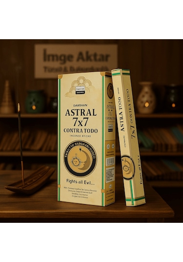Darshan İncense Astral 7x7 20'li Çubuk Tütsü Çok Renkli