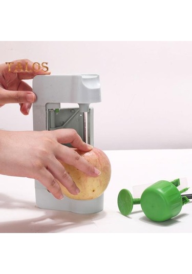 Sebze Sac Dilimleme Manuel Dilimleme Kesici Çok Fonksiyonlu Meyve Sebze Soyucu Keskin Bıçak Hızlı Güvenli Verimli Soyma Mutfak Aracı Beyaz