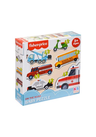 Fp 13414 Fisher Price Baby Puzzle On The Road -Kspuzzle
