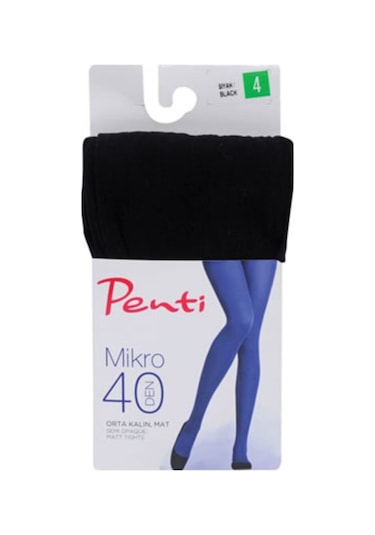 Penti Mikro 40'den Mat Opak Külotlu Çorap Yeni Sezon 001