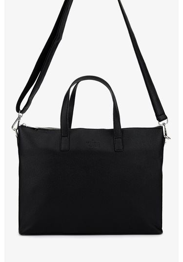 Valmenti Unisex Vegan/deri Siyah Floter Evrak Çantası 1012 2013 Cnt Y25 Sıyah Fltr Siyah