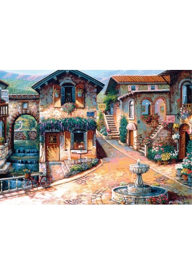 Ks Games Puzzle Villagethe Fountain 500 Parça K.20068 0685