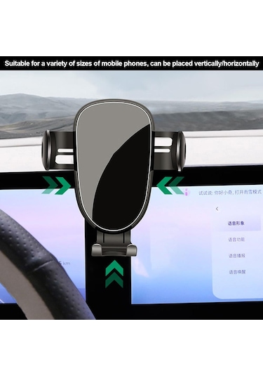 Araba Merkezi Kontrol Sabit Telefon Braketleri Navigasyon Ekran Tutucu Montajı Mg5 2021 2022 Mg7 2023 İçin Only Bracket