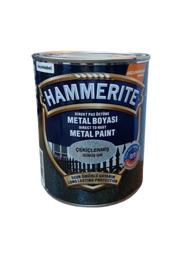 Marshall Hammerıte Metal Boyası Çekiçlenmiş 0,75 Lt Gümüş Gri