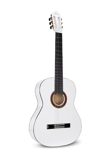 Valencia Vc104twt Klasik Gitar 4/4 Beyaz Sap  Çelikli
