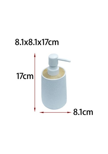 Bosphorusboutique02 Suntek Otel Çamaşır Odası Sabunluk, Beyaz, Boş Sıvı, Pratik Tasarım Beyaz