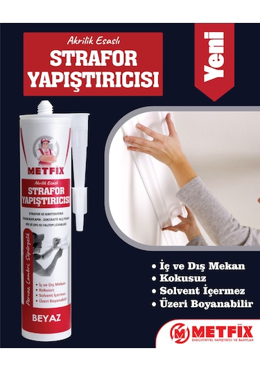 Metfix Strafor Yapıştırıcı 310ml / 480gr