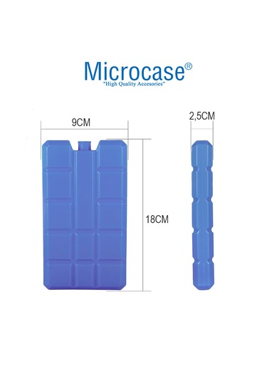 Microcase 2in1 Set Tek Kişilik Termal Çantası 6 Lt + 2 Adet 400 Ml Soğutucu Buz Kasedi Al5431 Siyah