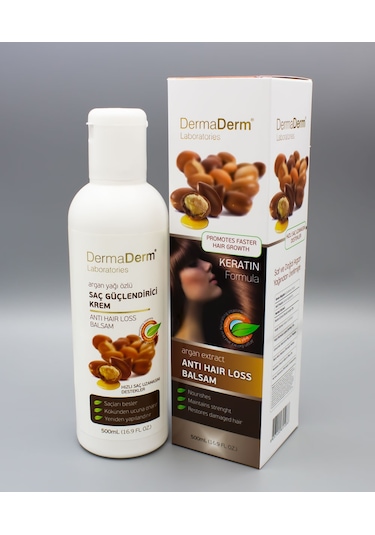 Dermaderm Argan Yağı Özlü Saç Bakım Kremi 2 x 500 ML