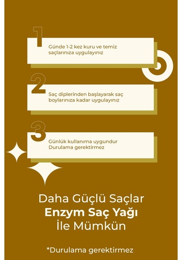 Enzym Cosmetıcshızla Uzama Etkili, Onarıcı Kompleks Doğal Saç Bakım Yağı 100 Ml Macadamia Ve Biberiye Yağı
