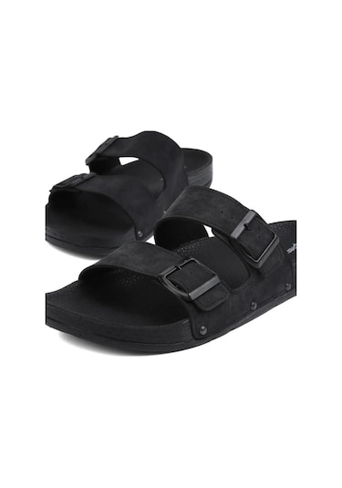 Pierre Cardin Pc-7038 Büyük Numara Rahat Taban Erkek Terlik Siyah