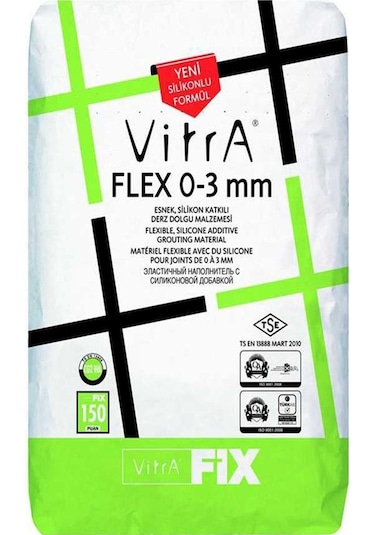 Vitrafix Flex 0-3 Mm Zümrüt Yeşili 5 Kg