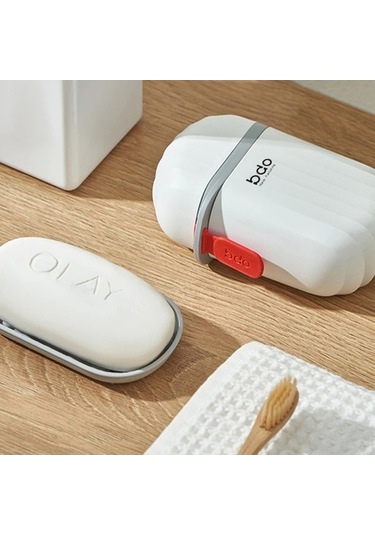 Maoyaya Çoklu Renkli Plastik Sabunluk Seyahat Kutu Tutucu Kapaklı Konteyner Dayanıklı Çok Renkli