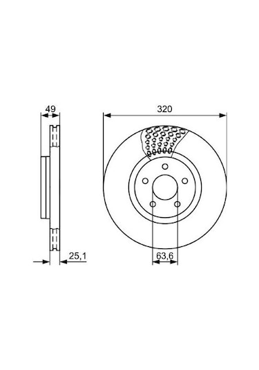 Ford Kuga 1.5tdci 2016-2020 Bosch Ön Disk 2 Adet