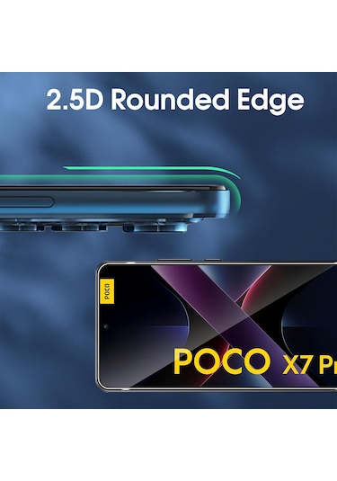 Xiaomi Poco X7 Pro Uyumlu Ekran Koruyucu 9h Temperli Cam Şeffaf