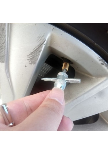 Sones 4'ü 1 Arada Sökme Aleti + 6 Araba Gövde Motosiklet Lastik Valfi