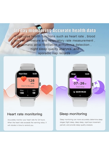 Geeroyoo 1.83 " Zl54 Akıllı Saat Gri (İthalatçı Garantili )