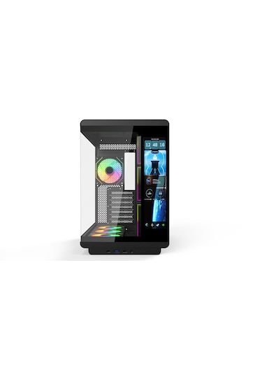 Gametech Vision Lcd 7 Argb Fanlı Siyah Gaming Kasa