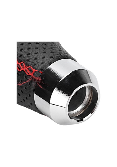 Moveevo Alüminyum Ve Deri Tipi Evrensel Vites Topu - Manuel Ve Otomatik Viteslere Uygun, Düğmeli Tasarım, 8-12mm Uygulama Boyutları Diğer