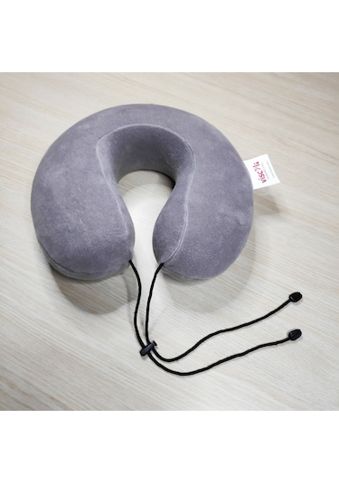 Visco Li Yastık Ortopedik Seyahat Boyun Yastığı Klipli N11.312