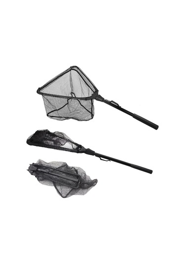 Katlanabilir Alüminyum Balık Ağı - Taşınabilir Ve Hafif 40x40cm