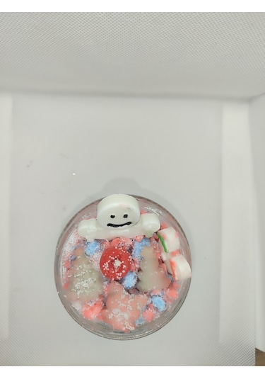 Kurabiye Adam Kavanozda Yılbaşı Partisi Mum