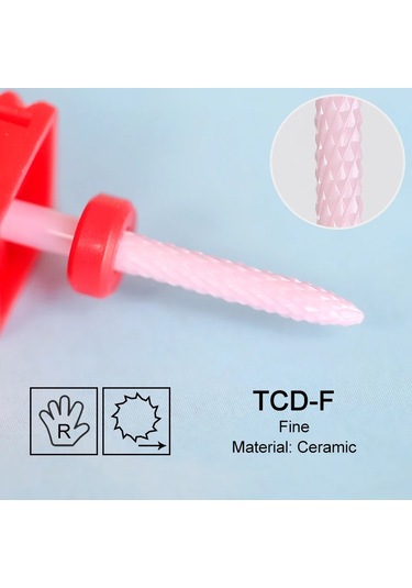 Seramik Freze Kesici Alev Karbür Tırnak Matkap Uçları Pembe Jel Sökücü Elektrikli Makine Matkaplar Parlatma Soyma Çivi Sanat Araçları Safir