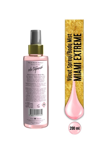 Eda Taşpınar Miami Extreme Vücut Spreyi 200 ML