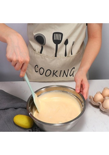 Yeşil Jankng 5 Adet Mutfak Eşyası Seti Silikon Yapışmaz Pişirme Alet Takımı Spatula Tencere Pişirme Gereçler Mutfak Aksesuarları Araçları