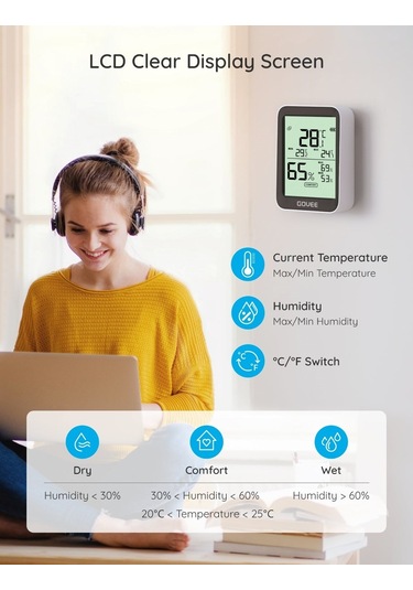 Govee Bluetooth Higrometre Termometre