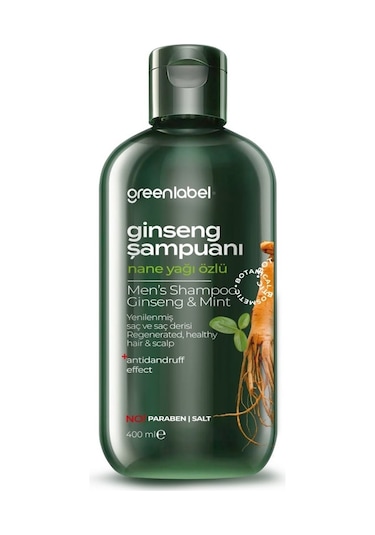 Greenlabel Ginseng & Nane Yağı Şampuanı 400 ML