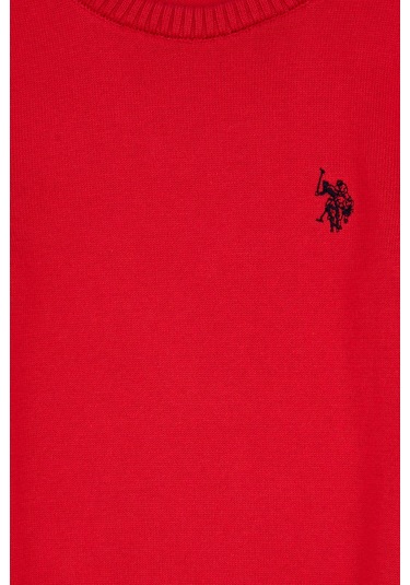 U.s. Polo Assn. Kız Çocuk Kırmızı Kazak /triko 50316808-vr171 Basıc Kırmızı
