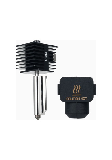 Jeemson Bambu Lab A1/a1mini Uyumlu 0.6mm Sert Çelik Nozzle Isı Ucu Seti, 3d Yazıcı Ekstruder Değiştirme Parçası, Silikon Kapaklı