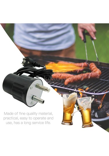 Sones 220-240v Ac Barbekü Motoru Açık Piknik Izgara Döner Motoru, Özellikler: Ab Fişi