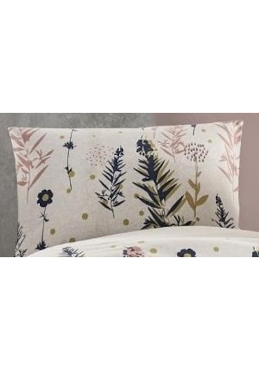 Flower Desen Baskılı Çift Kişilik Nevresim Seti 200x220 Ranforce Çok Renkli