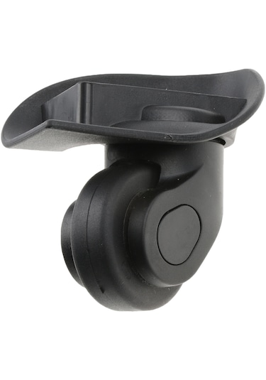 Suntek 1 Çift A20 Dilsiz Döner Tekerlekler Bavul Seyahat Için Siyah