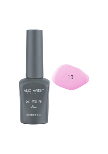 Alix Avien Uv Kalıcı Lavanta Pembe Jel Oje 10 Gel Polish 12 Ml
