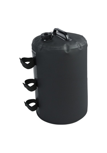 Novahub Su Ve Kum Çok Fonksiyonlu Çadır, Rüzgar Geçirmez, 18x28cm Siyah/gri, Sabit Su Torbası Gri