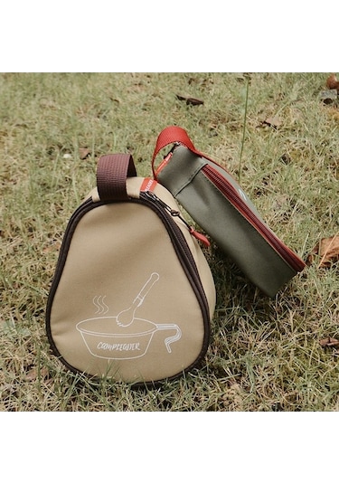 Maoyaya Kampanya Piknik Çantası - Oxford Kumaş Haki Haki