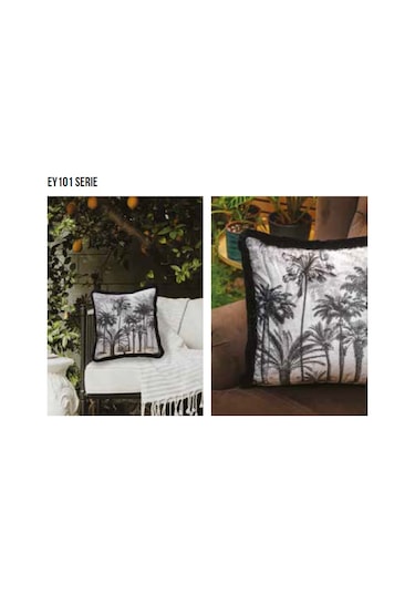 Adawall Çiçekli Dekoratif Kırlent EY101