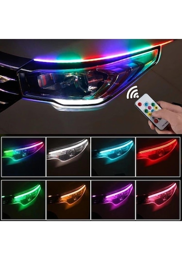 Aydın Tuning Far Içi & Far Üstü Kumandalı Rgb Kayar Led - Sinyal Özellikli