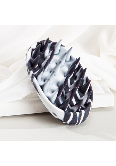 Suntek Saç Derisi Masaj Aleti Yıkama Bakım Fırçası Ev Banyo Siyah