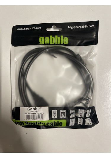 Gabble Usb To Usb 1 Metre Kablo