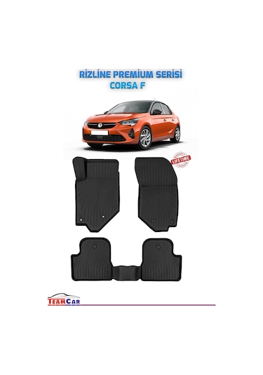 Teamcar Opel Corsa 2020 Sonrası Uyumlu Premium Seri Havuzlu Paspa