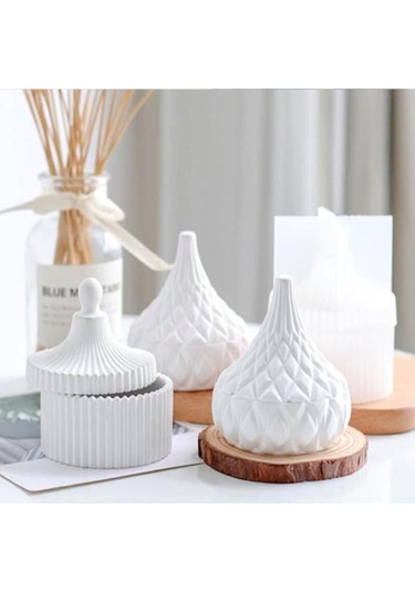Bernami Mum Pinterest Beton Kutu Mumluk Veya Takılık -2 Adet Diğer
